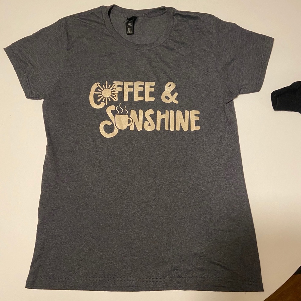 adorable coffee and sunshine shirt